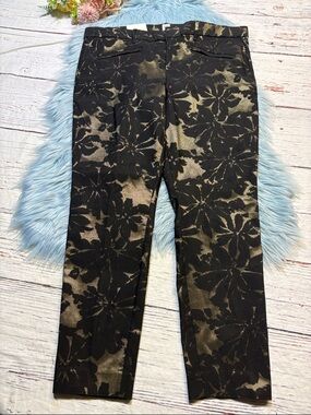 NWT GAP Skinny Ankle Shine Jacquard Mid Rise Pants sz 16